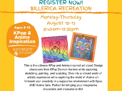 Billerica Rec: KPop & Anime Inspiration (5-12y)
