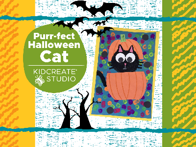 Kidcreate Studio - Fresno. Purr-fect Halloween Cat Workshop (18-6y)